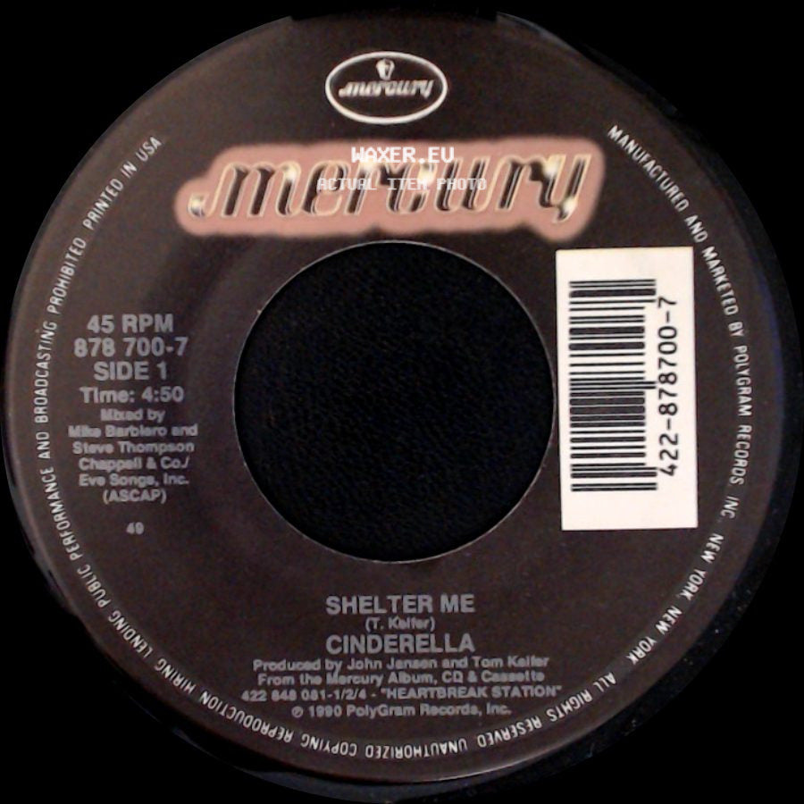 Cinderella - Shelter Me / Electric Love side A
