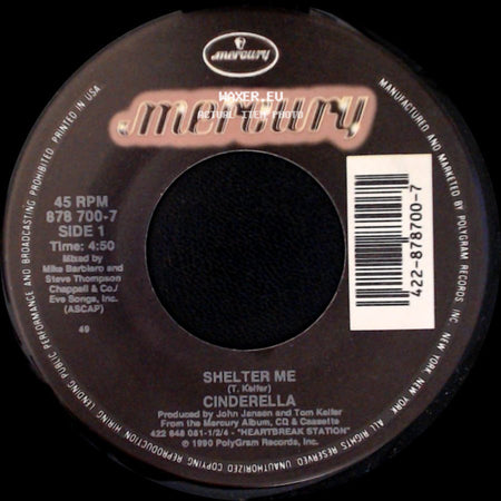 Cinderella - Shelter Me / Electric Love side A
