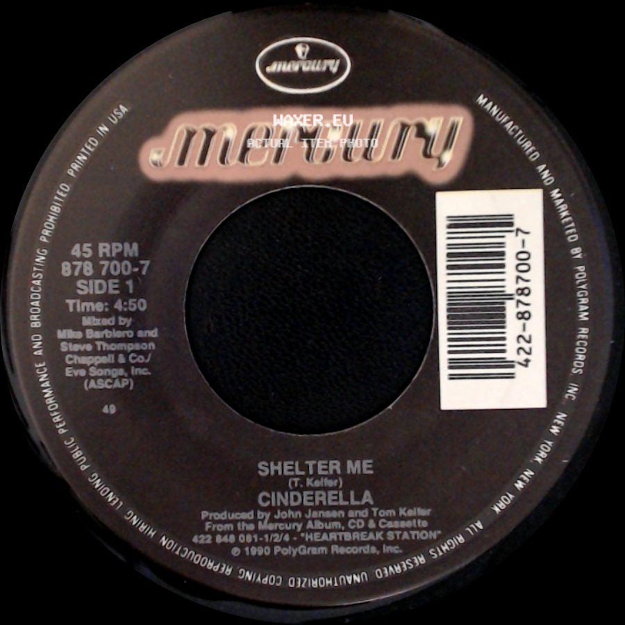 Cinderella - Shelter Me / Electric Love side A