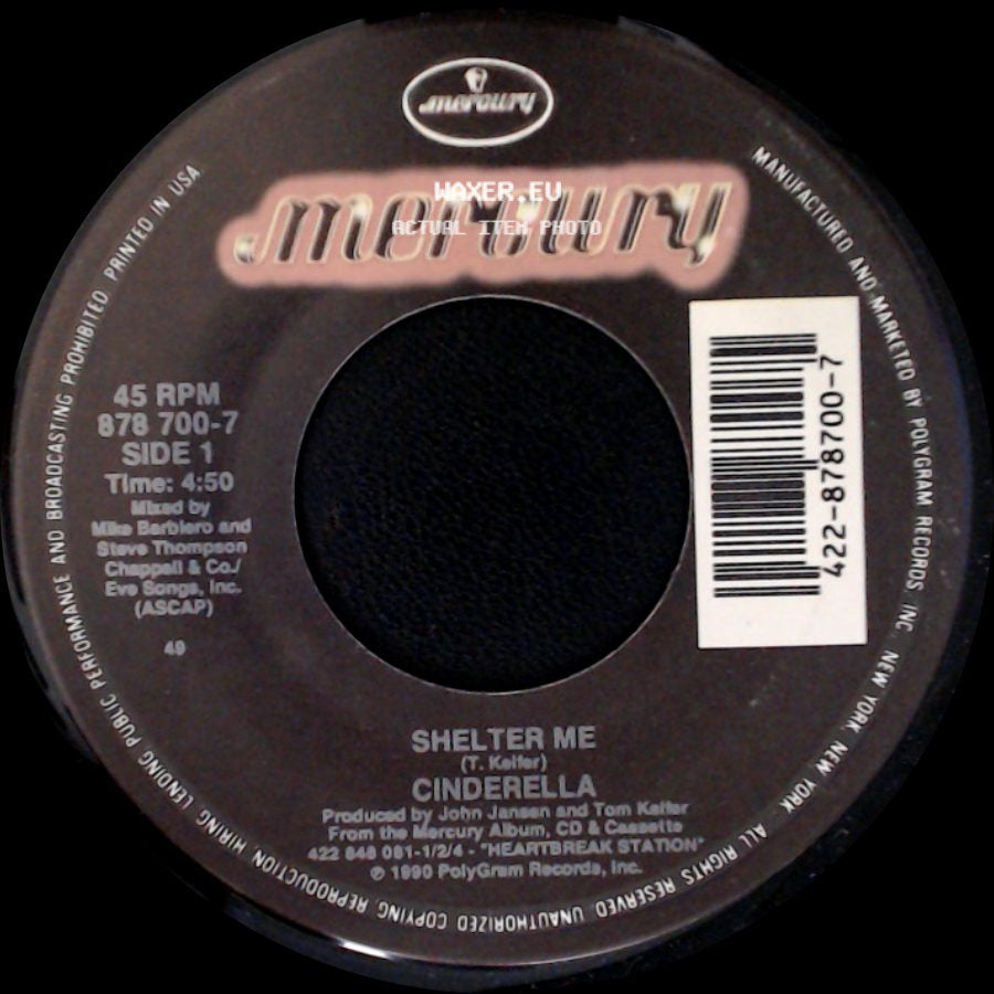 Cinderella - Shelter Me / Electric Love side A