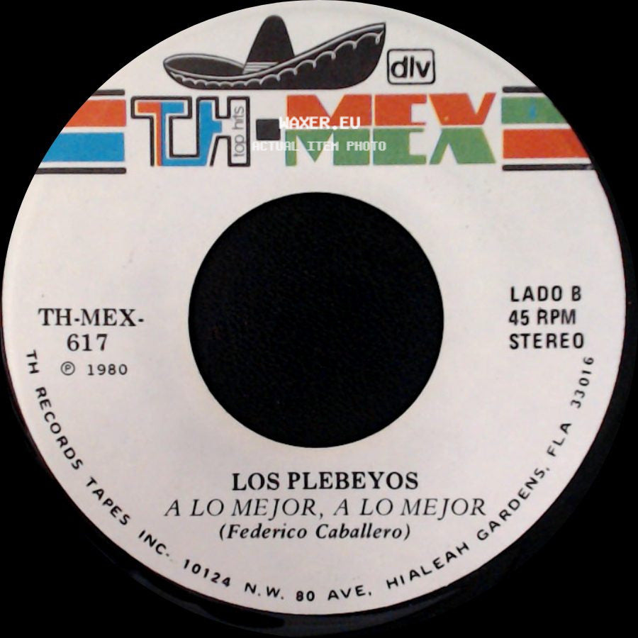 Los Plebeyos - Que Calor, Que Calor / A Lo Mejor, A Lo Mejor side B
