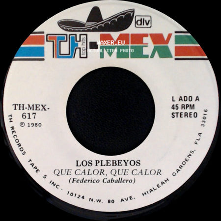 Los Plebeyos - Que Calor, Que Calor / A Lo Mejor, A Lo Mejor side A