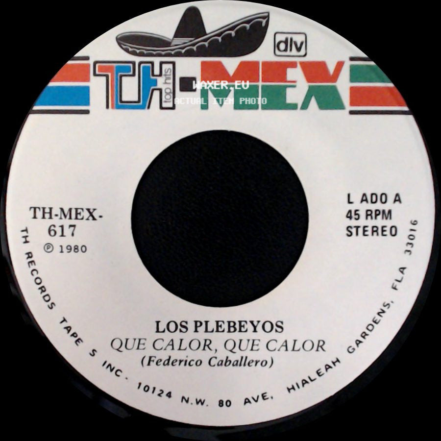 Los Plebeyos - Que Calor, Que Calor / A Lo Mejor, A Lo Mejor side A