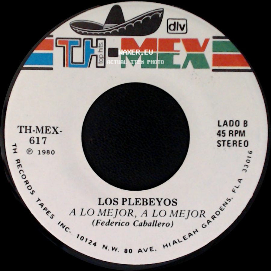 Los Plebeyos - Que Calor, Que Calor / A Lo Mejor, A Lo Mejor side B