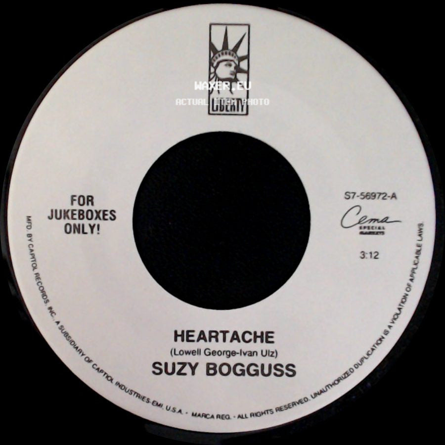 Suzy Bogguss - Heartache / Lovin' A Hurricane side A
