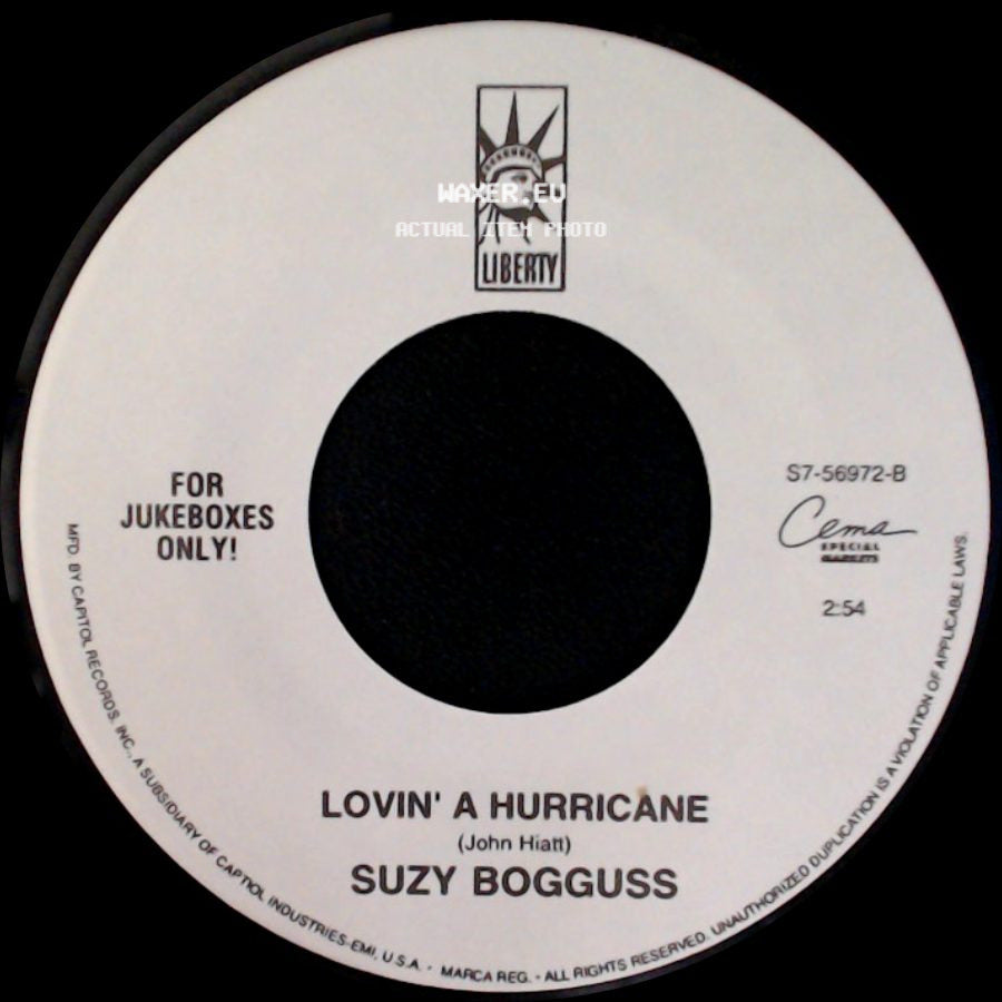 Suzy Bogguss - Heartache / Lovin' A Hurricane side B