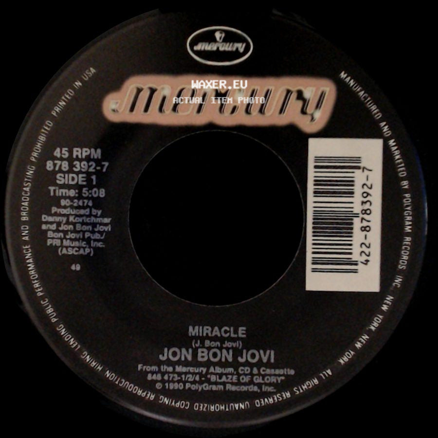 Jon Bon Jovi - Miracle / Miracle side A