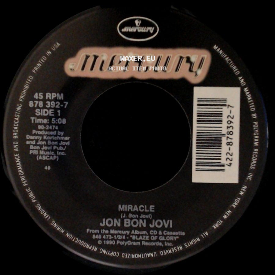 Jon Bon Jovi - Miracle / Miracle side B