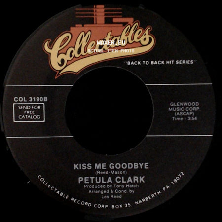 Petula Clark - Kiss Me Goodbye / Downtown side A