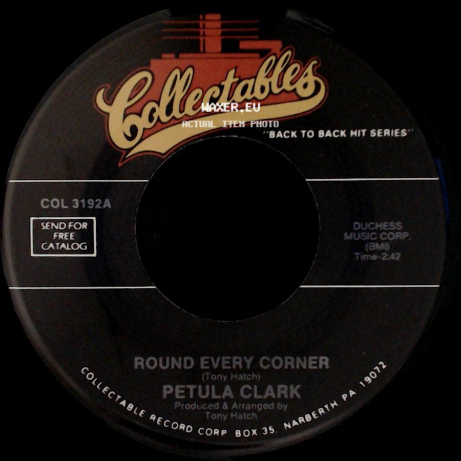 Petula Clark - Round Every Corner / Color My World side A