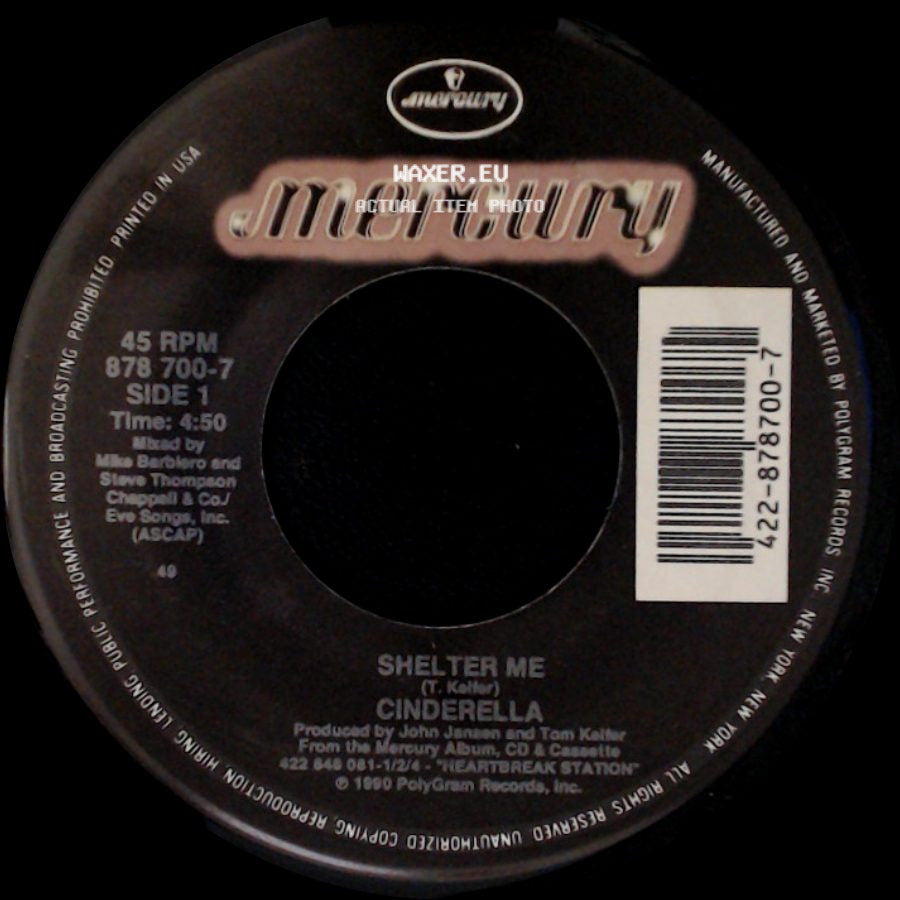 Cinderella - Shelter Me / Electric Love side A