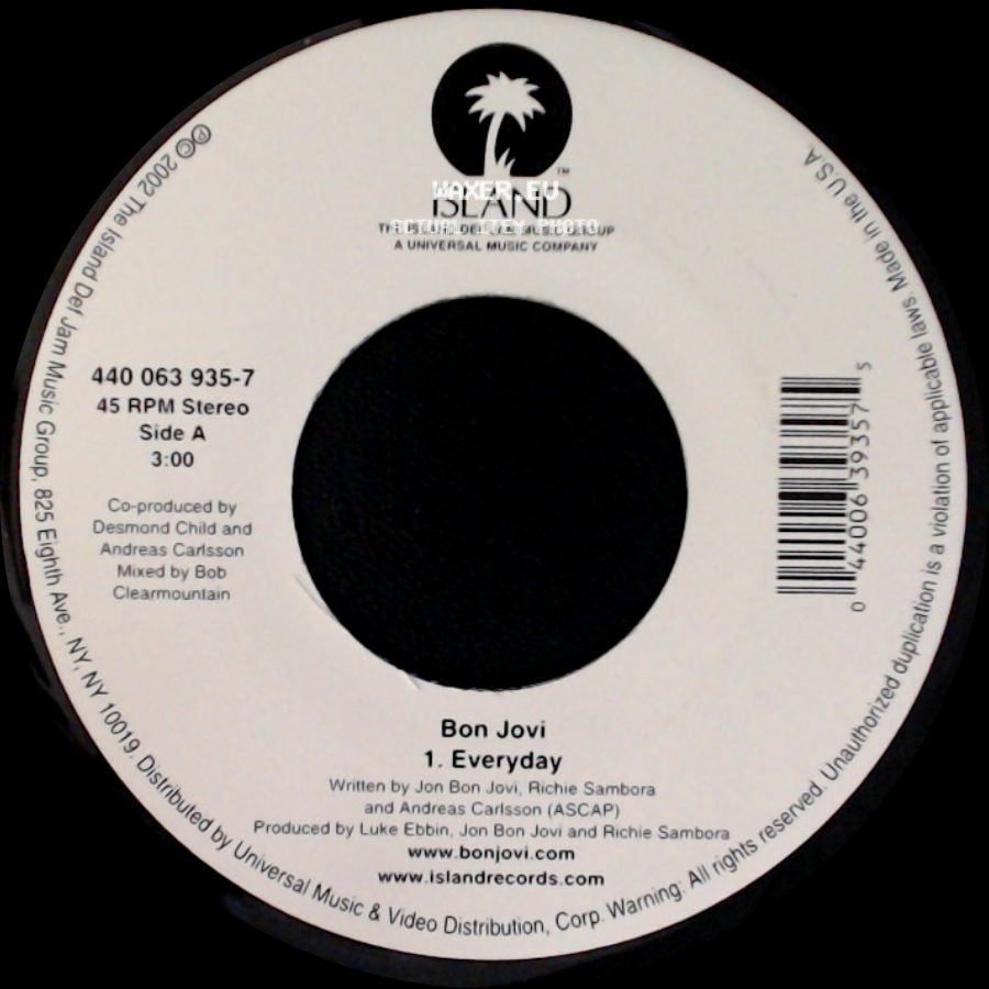 Bon Jovi - Everyday / Everyday side A