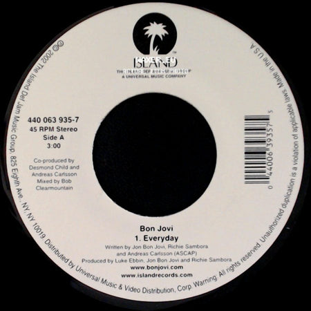 Bon Jovi - Everyday / Everyday side A