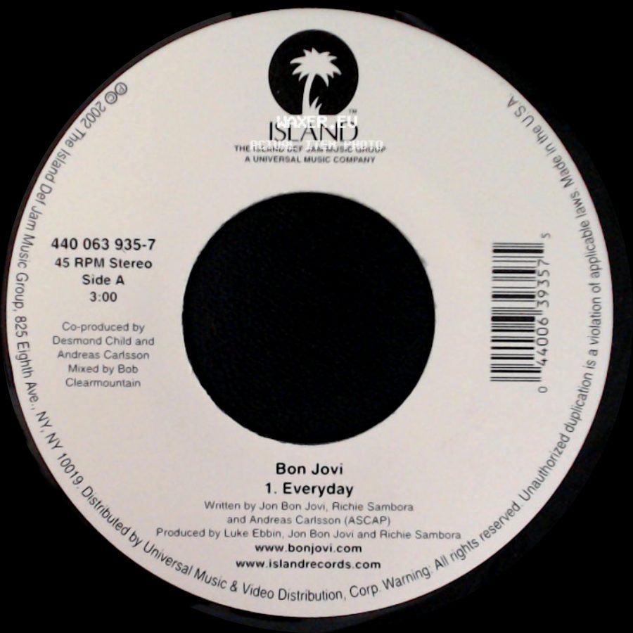 Bon Jovi - Everyday / Everyday side A