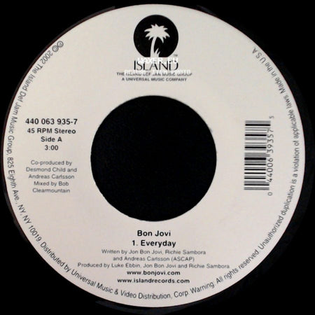 Bon Jovi - Everyday / Everyday side A