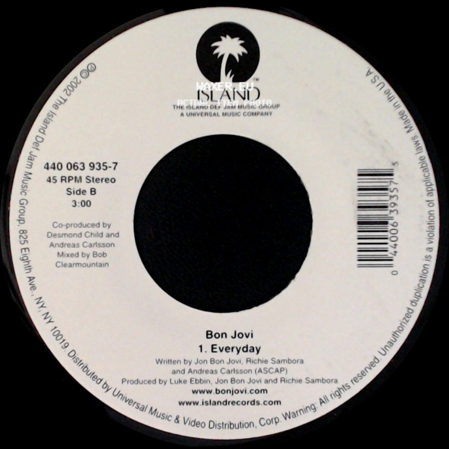 Bon Jovi - Everyday / Everyday side B