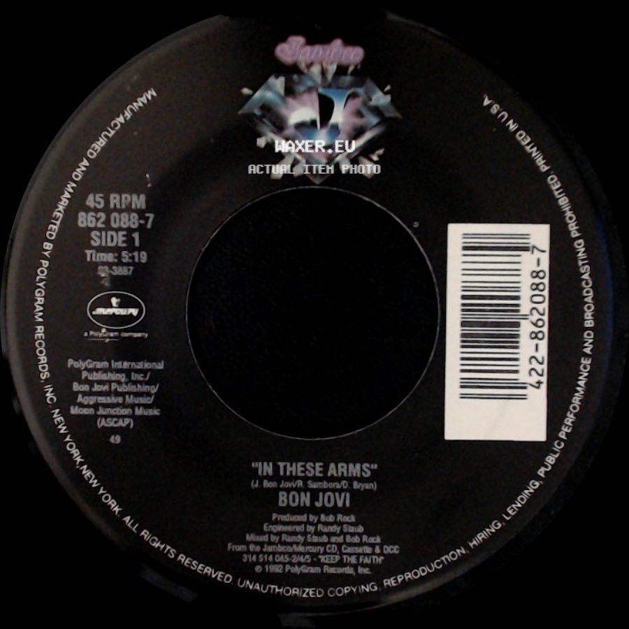 Bon Jovi - In These Arms / Save A Prayer side A