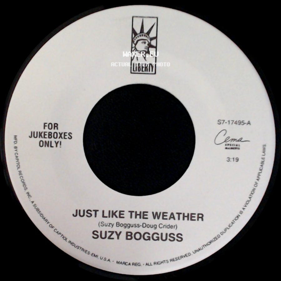 Suzy Bogguss - Just Like The Weather / No Green Eyes side A