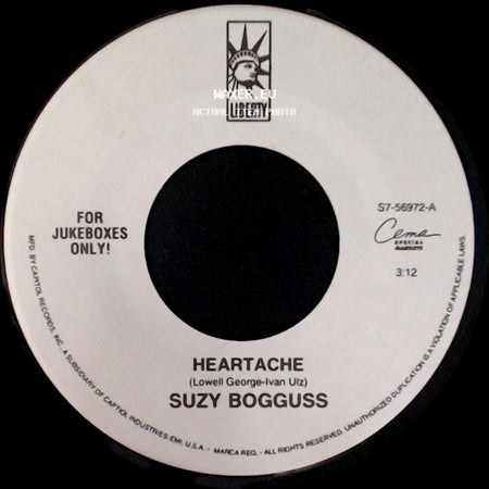 Suzy Bogguss - Heartache / Lovin' A Hurricane side A