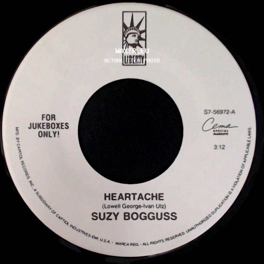 Suzy Bogguss - Heartache / Lovin' A Hurricane side A