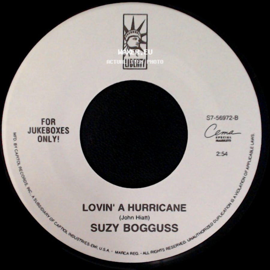 Suzy Bogguss - Heartache / Lovin' A Hurricane side B