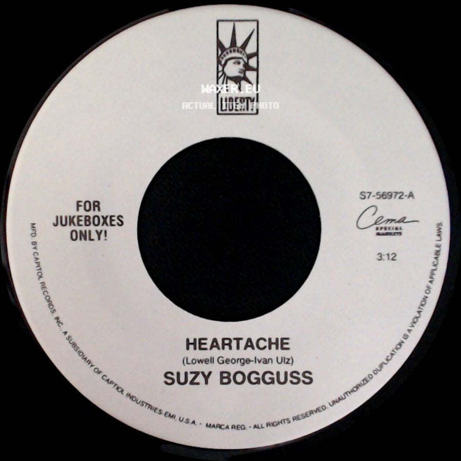 Suzy Bogguss - Heartache / Lovin' A Hurricane side A