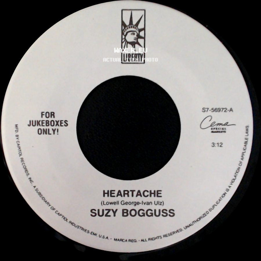 Suzy Bogguss - Heartache / Lovin' A Hurricane side A