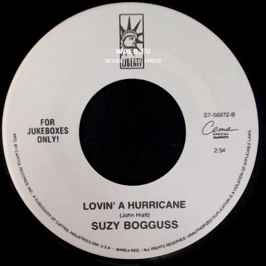 Suzy Bogguss - Heartache / Lovin' A Hurricane side B