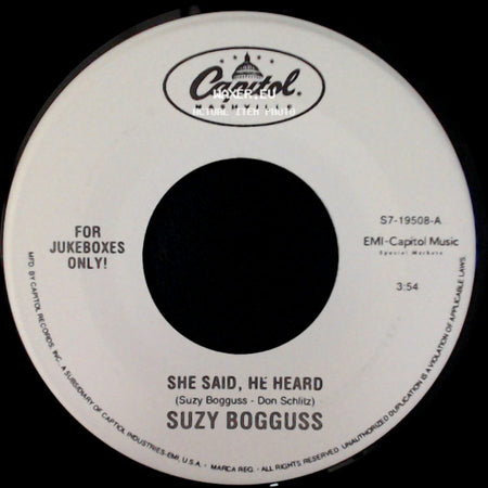 Suzy Bogguss - Feeling 'bout You / She Said, He Heard side B