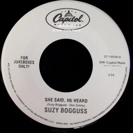 Suzy Bogguss - Feeling 'bout You / She Said, He Heard side B
