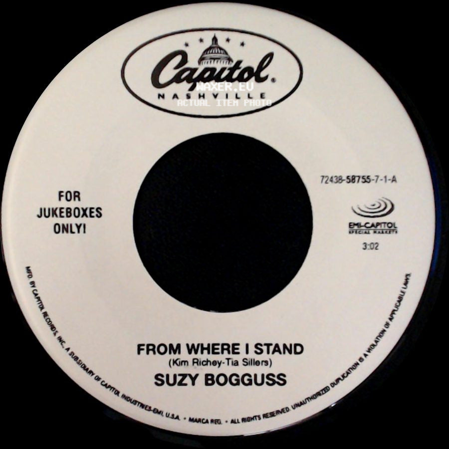 Suzy Bogguss - From Where I Stand / I Wish Hearts Would Break side A