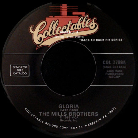 The Hi-Fives / The Mills Brothers - Dorothy / Gloria side B