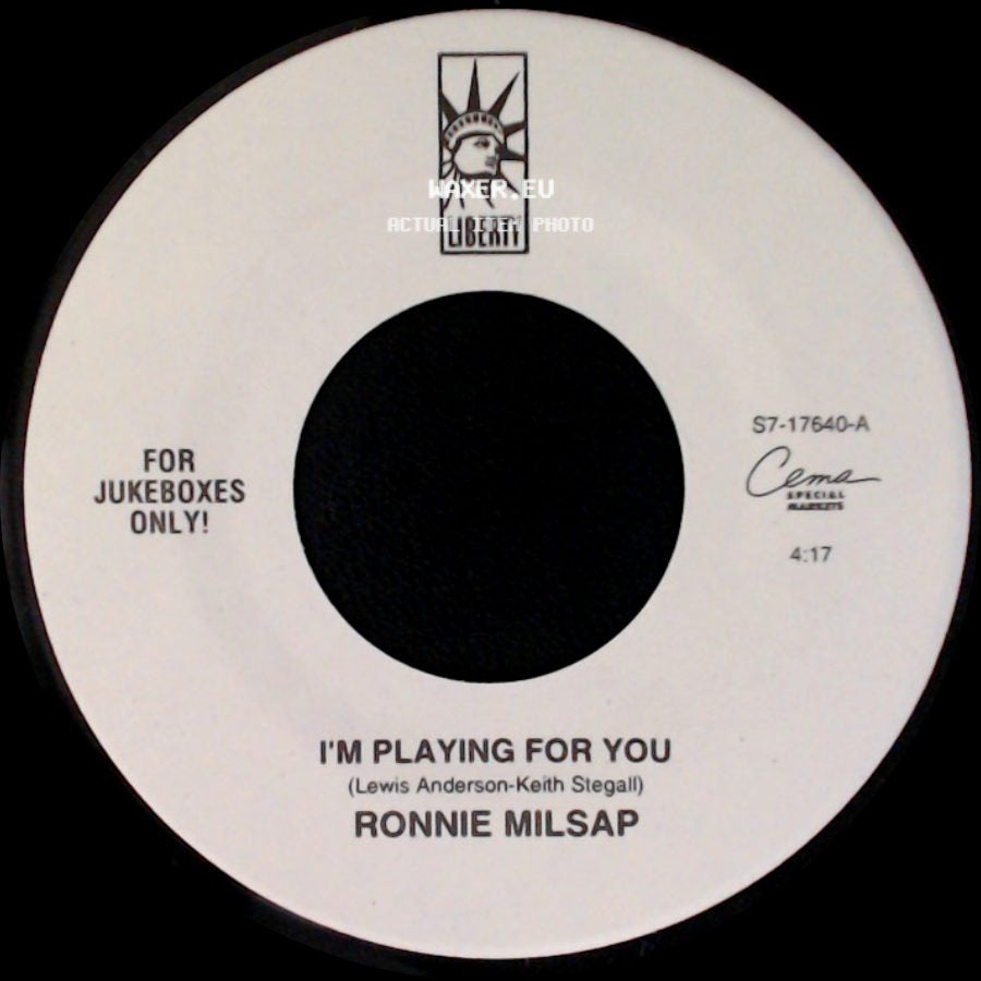 Ronnie Milsap - Better Off With The Blues / I'm Playing For You side B