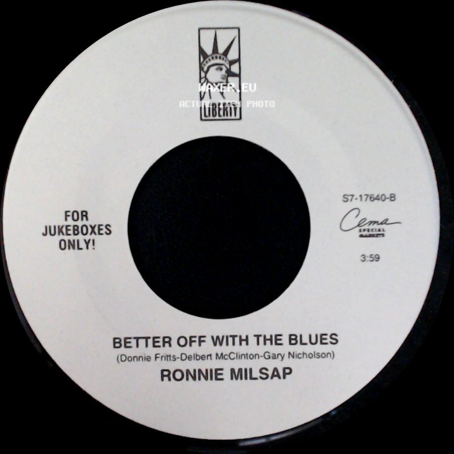 Ronnie Milsap - Better Off With The Blues / I'm Playing For You side A