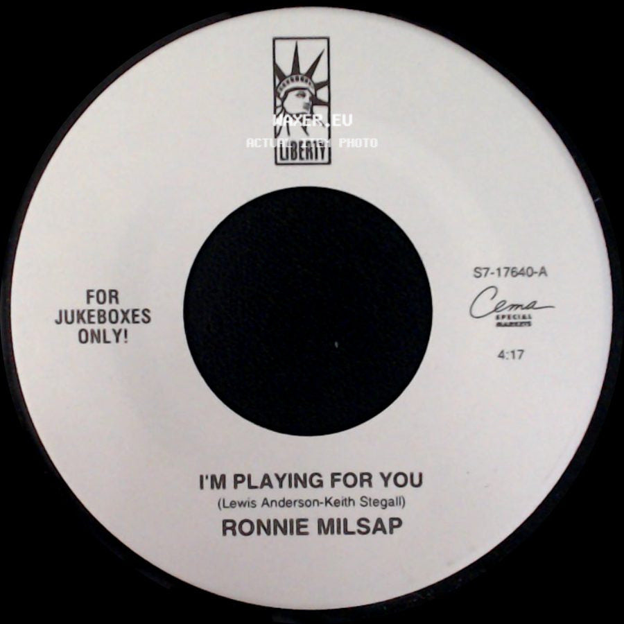 Ronnie Milsap - I'm Playing For You / Better Off With The Blues side A