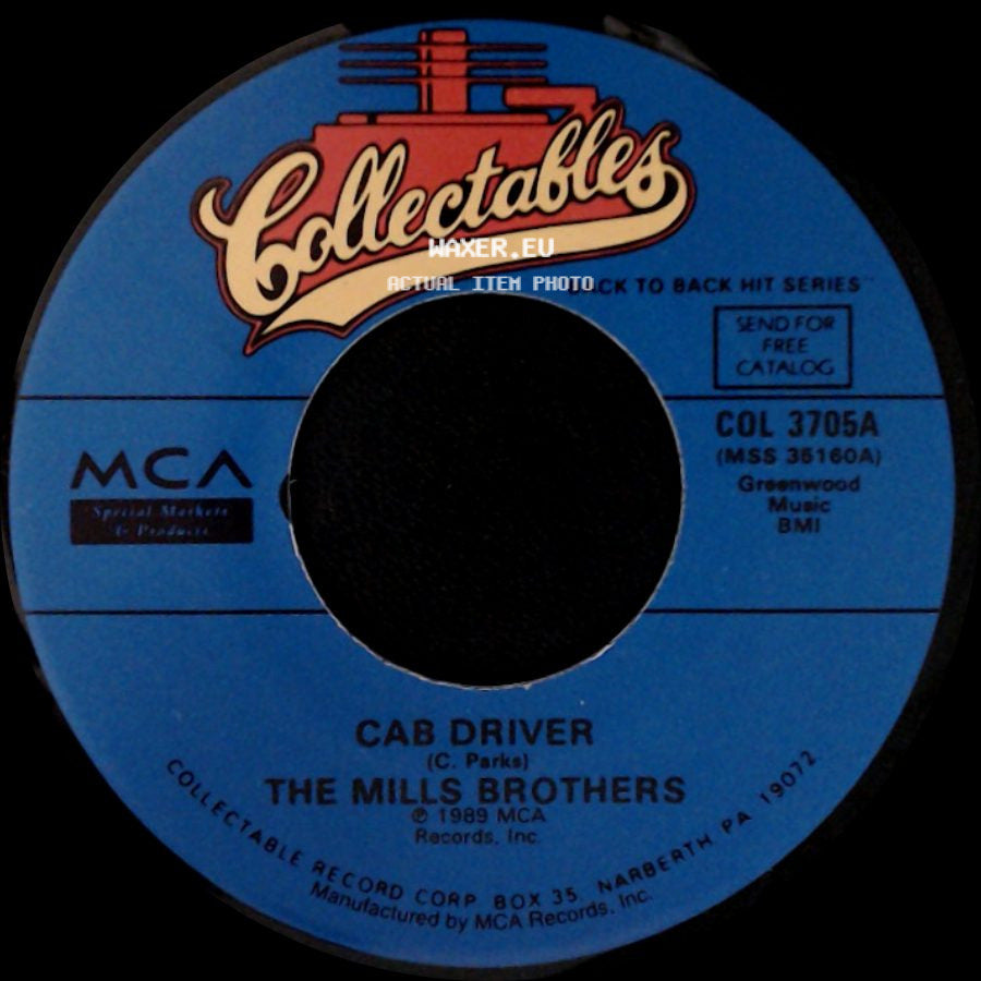 The Mills Brothers - My Shy Violet / Cab Driver side B