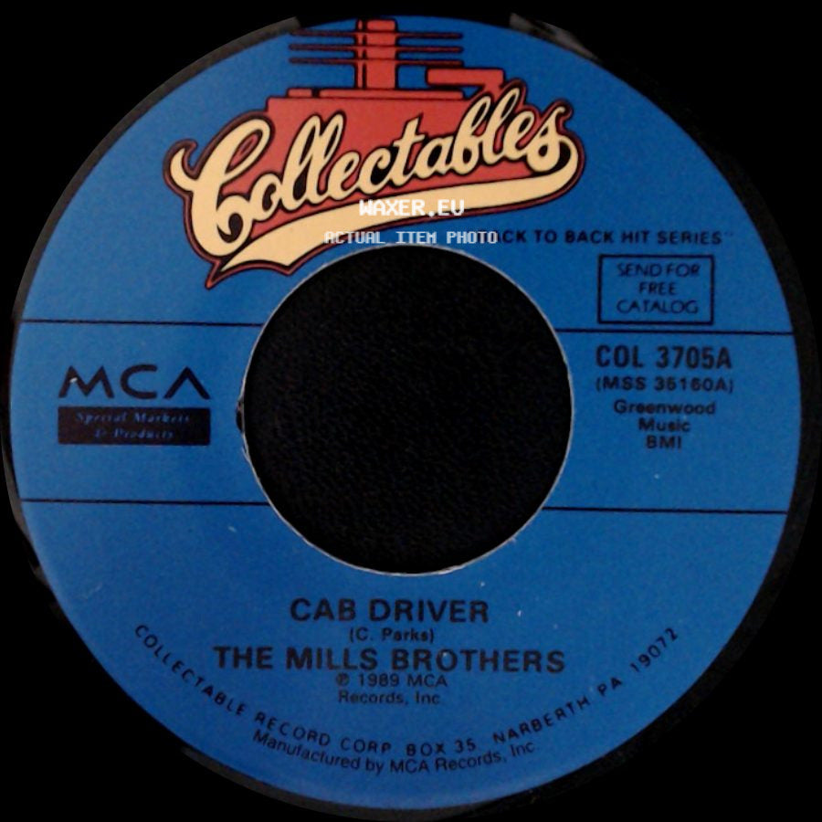 The Mills Brothers - My Shy Violet / Cab Driver side B