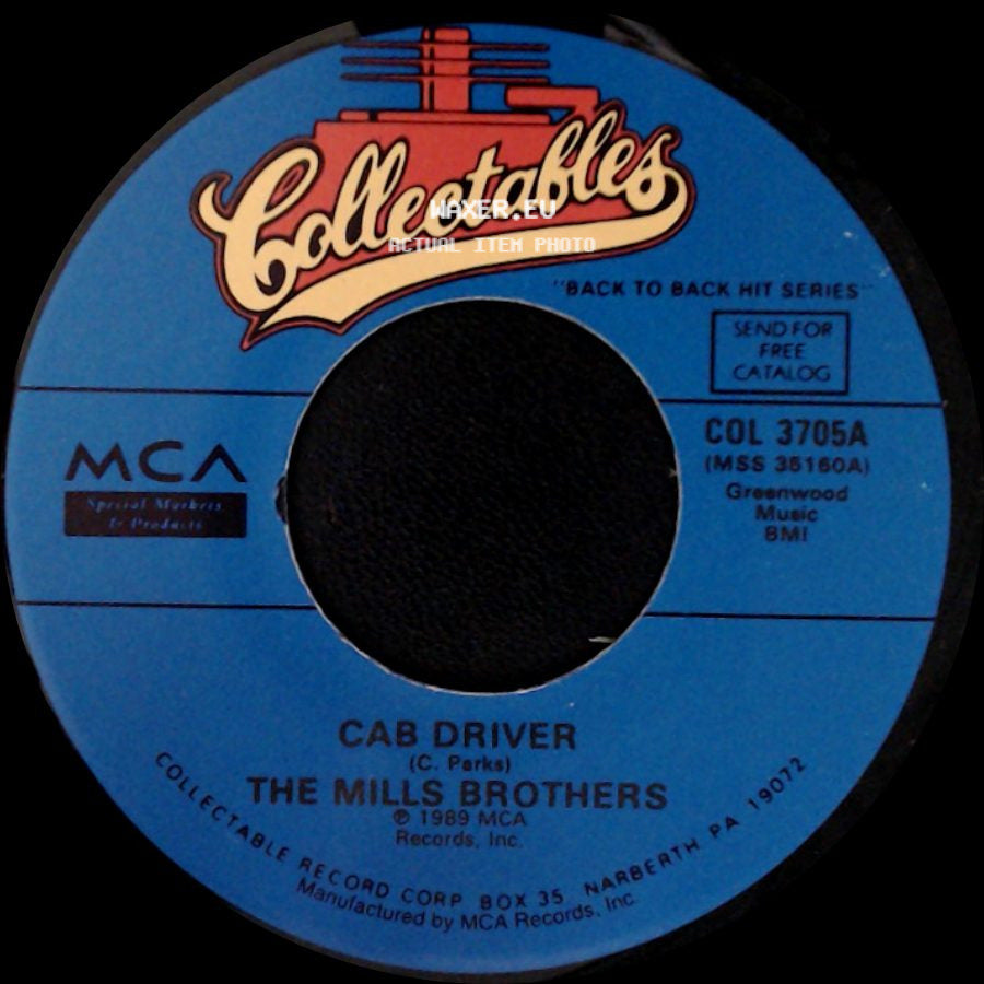 The Mills Brothers - My Shy Violet / Cab Driver side B
