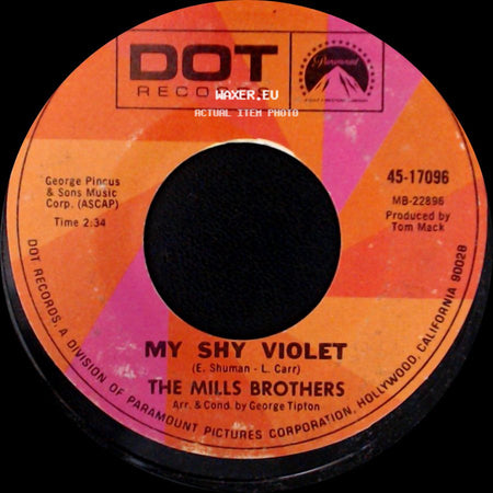 The Mills Brothers - My Shy Violet / The Flower Road side A