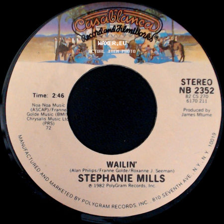 Stephanie Mills - Wailin' / Last Night side A