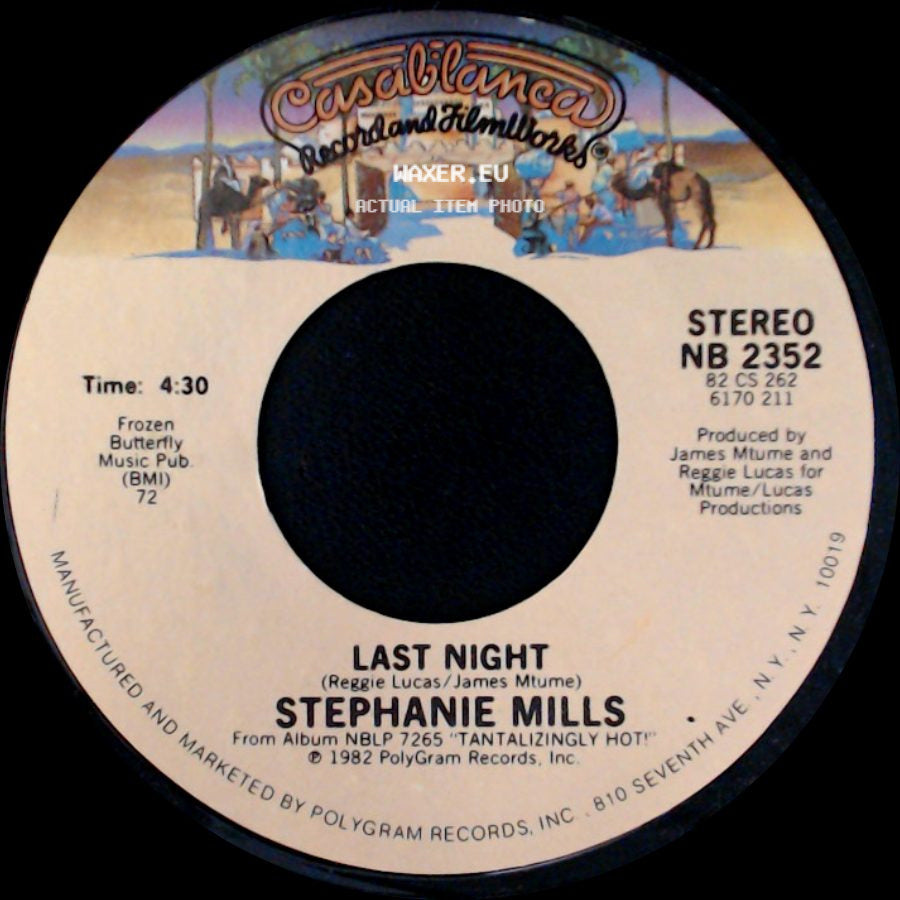 Stephanie Mills - Wailin' / Last Night side B