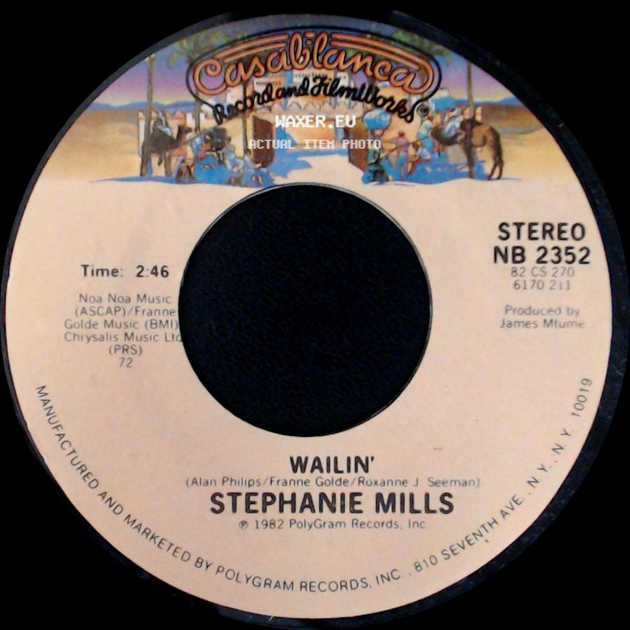Stephanie Mills - Wailin' / Last Night side A