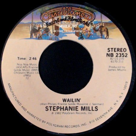 Stephanie Mills - Wailin' / Last Night side A