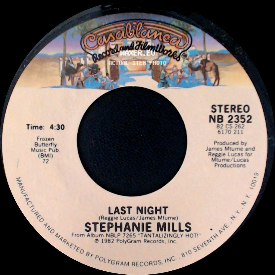 Stephanie Mills - Wailin' / Last Night side B