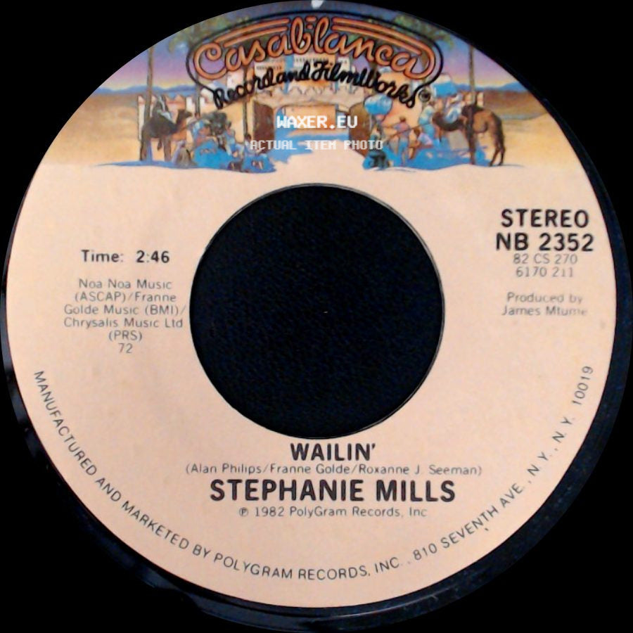 Stephanie Mills - Wailin' / Last Night side A