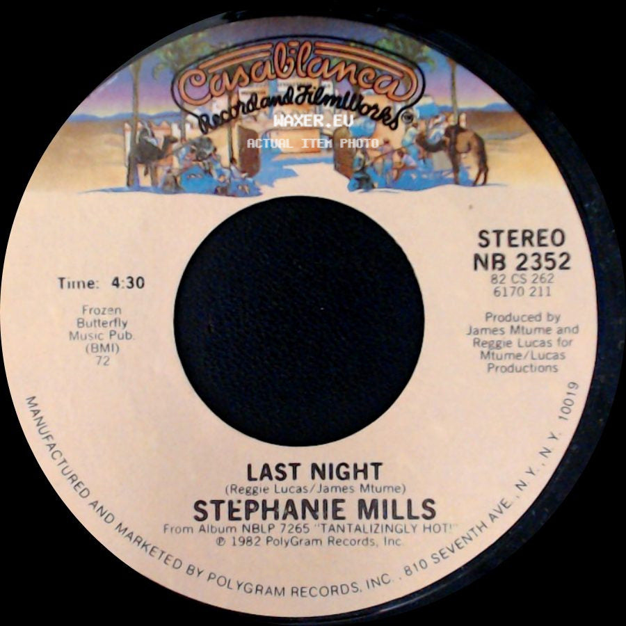 Stephanie Mills - Wailin' / Last Night side B