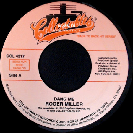 Roger Miller - Dang Me / Chug-A-Lug side A