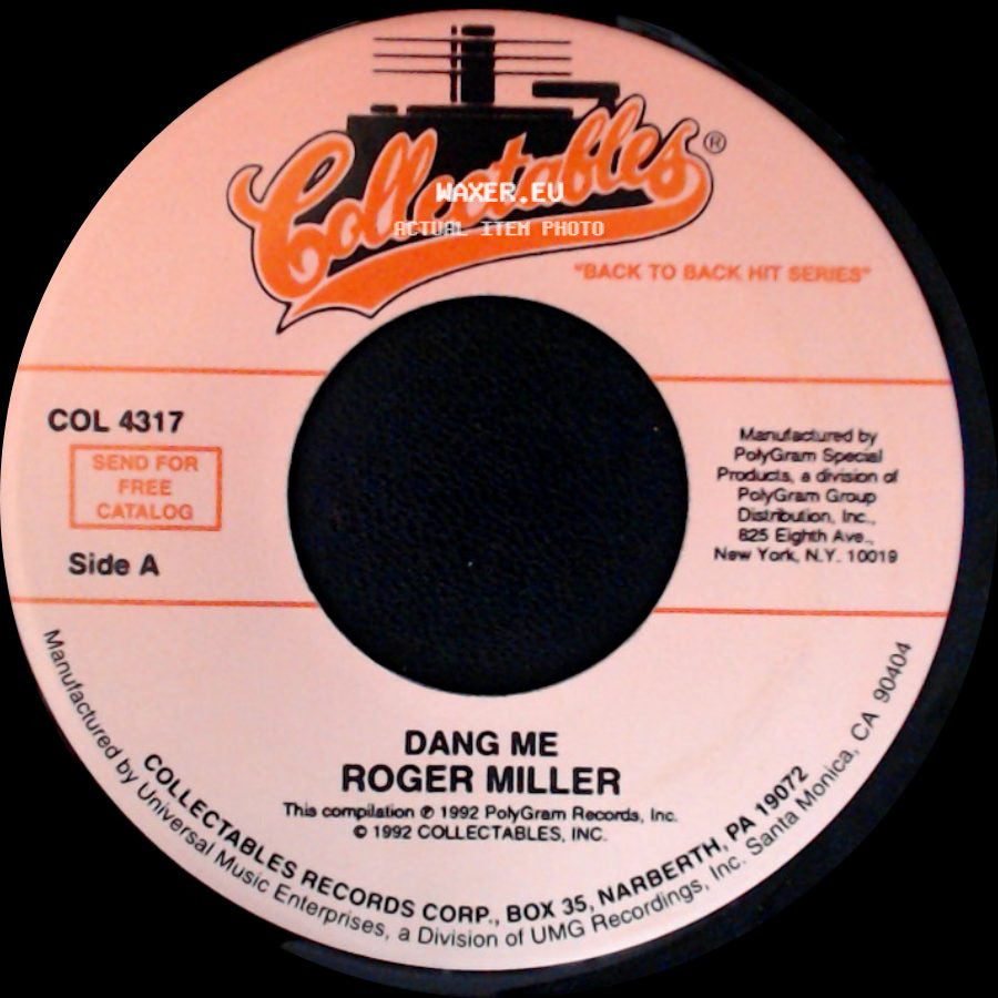 Roger Miller - Dang Me / Chug-A-Lug side A