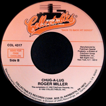 Roger Miller - Dang Me / Chug-A-Lug side B