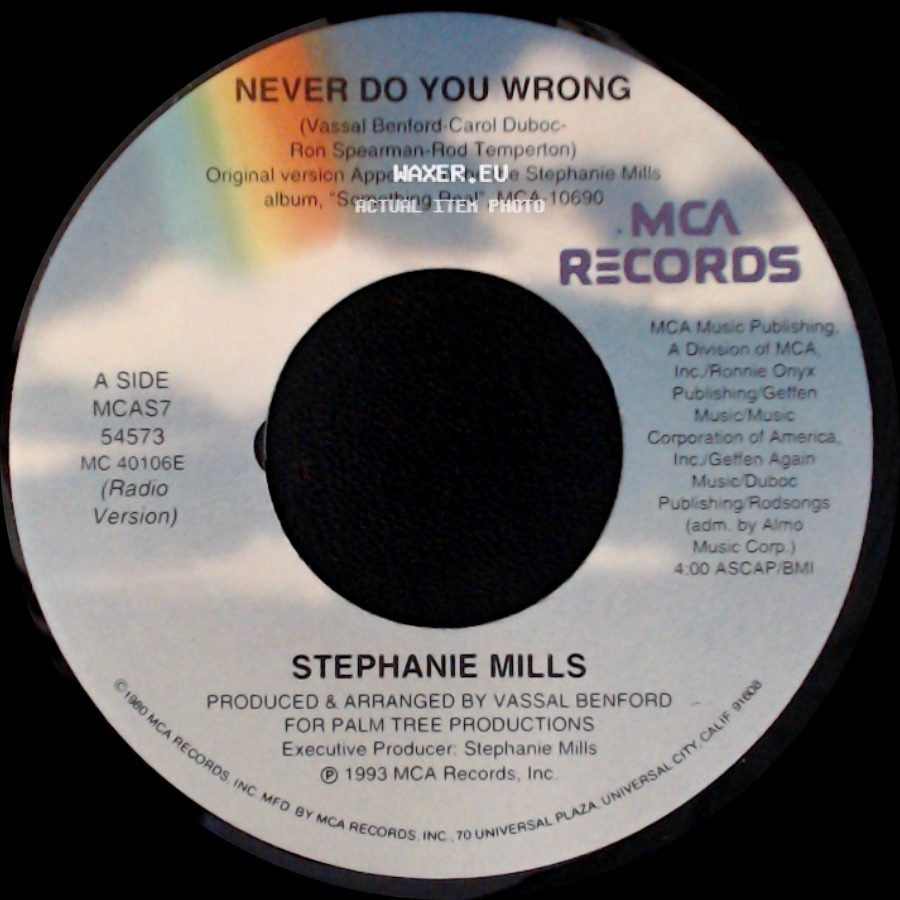 Stephanie Mills - Never Do You Wrong / Never Do You Wrong side A